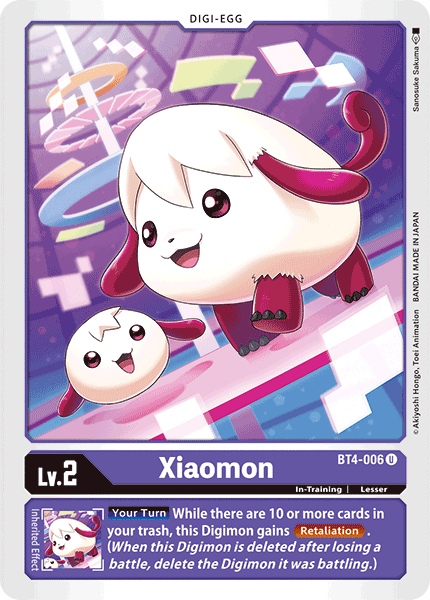Image of Xiaomon [BT4-006] [Great Legend]