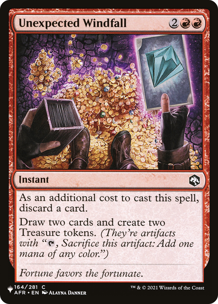 Image of Unexpected Windfall [The List]