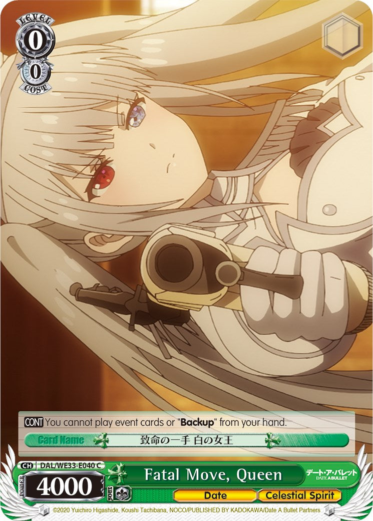 Image of Fatal Move, Queen (DAL/WE33-E040 C) [Date A Bullet]