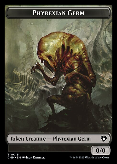 Image of Eldrazi Spawn // Phyrexian Germ Double-Sided Token [Commander Masters Tokens]