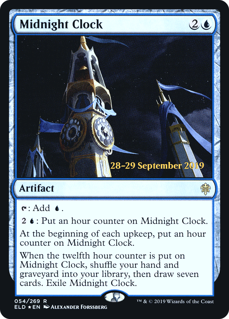 Image of Midnight Clock [Throne of Eldraine Prerelease Promos]