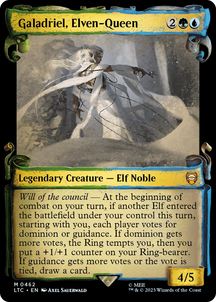 Image of Galadriel, Elven-Queen [The Lord of the Rings: Tales of Middle-Earth Commander Showcase Scrolls]