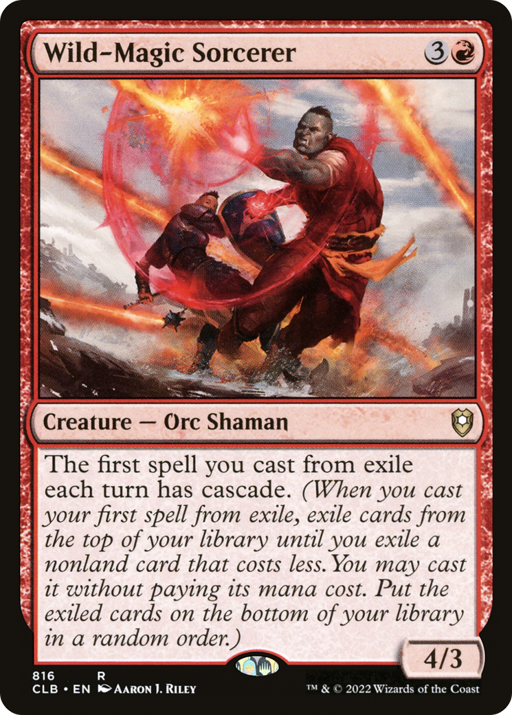 Image of Wild-Magic Sorcerer [Commander Legends: Battle for Baldur's Gate]