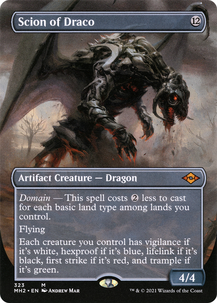 Image of Scion of Draco (Borderless Alternate Art) [Modern Horizons 2]