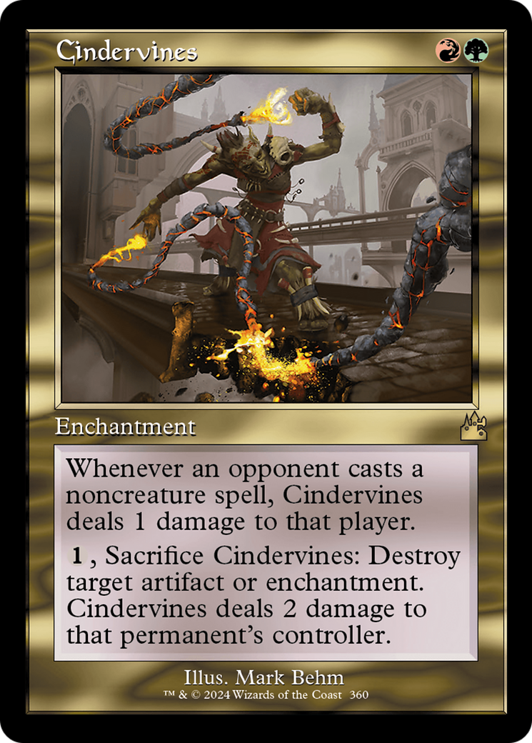 Image of Cindervines (Retro Frame) [Ravnica Remastered]