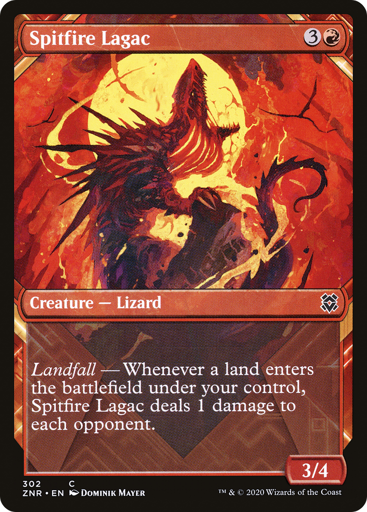 Image of Spitfire Lagac (Showcase) [Zendikar Rising]