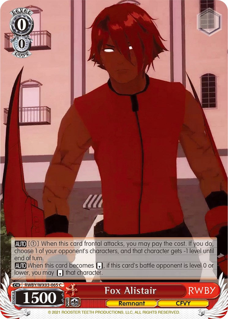 Image of Fox Alistair (RWBY/WX03-065 C) [RWBY]