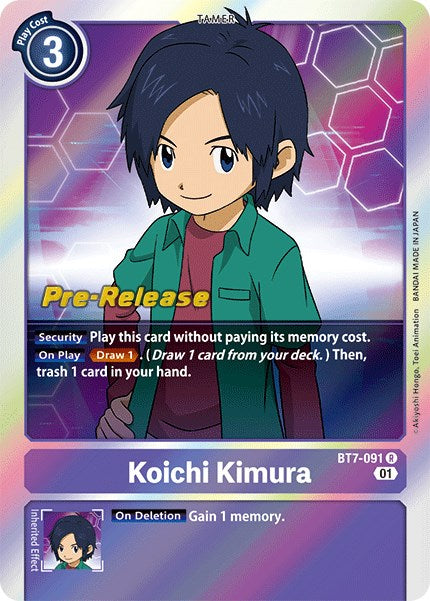 Image of Koichi Kimura [BT7-091] [Next Adventure Pre-Release Cards]