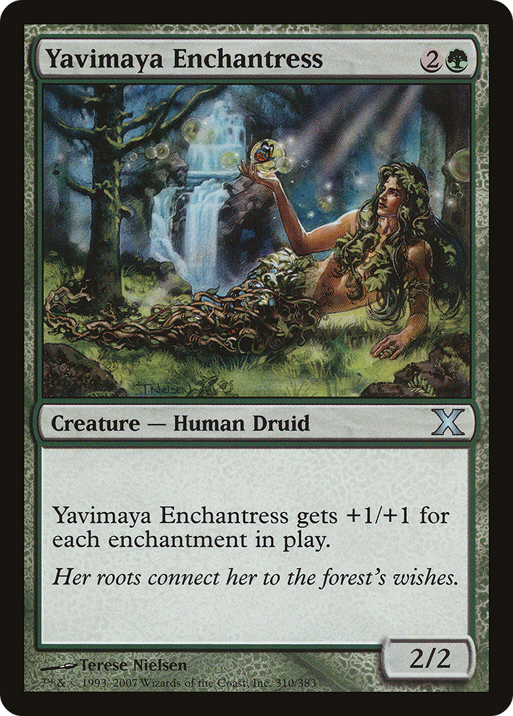 Image of Yavimaya Enchantress [Tenth Edition]