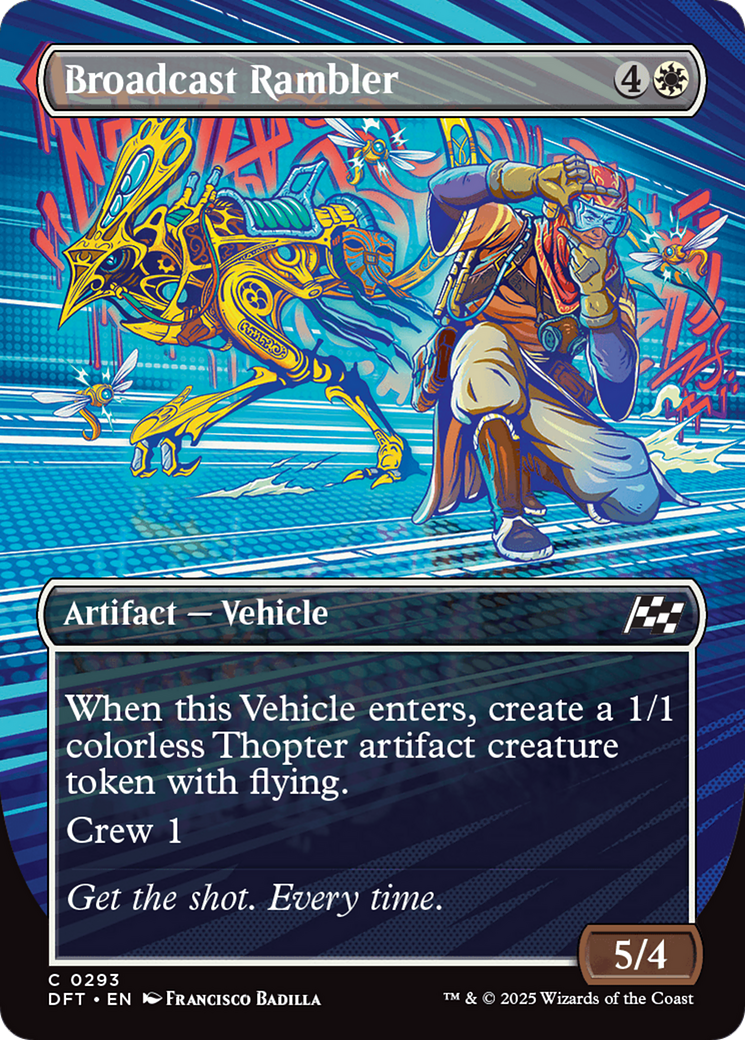 Image of Broadcast Rambler (Borderless) [Aetherdrift]
