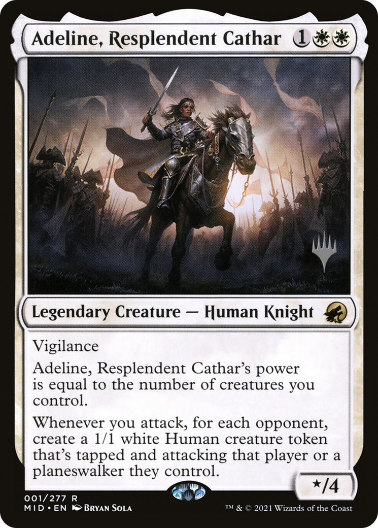 Image of Adeline, Resplendent Cathar (Promo Pack) [Innistrad: Midnight Hunt Promos]