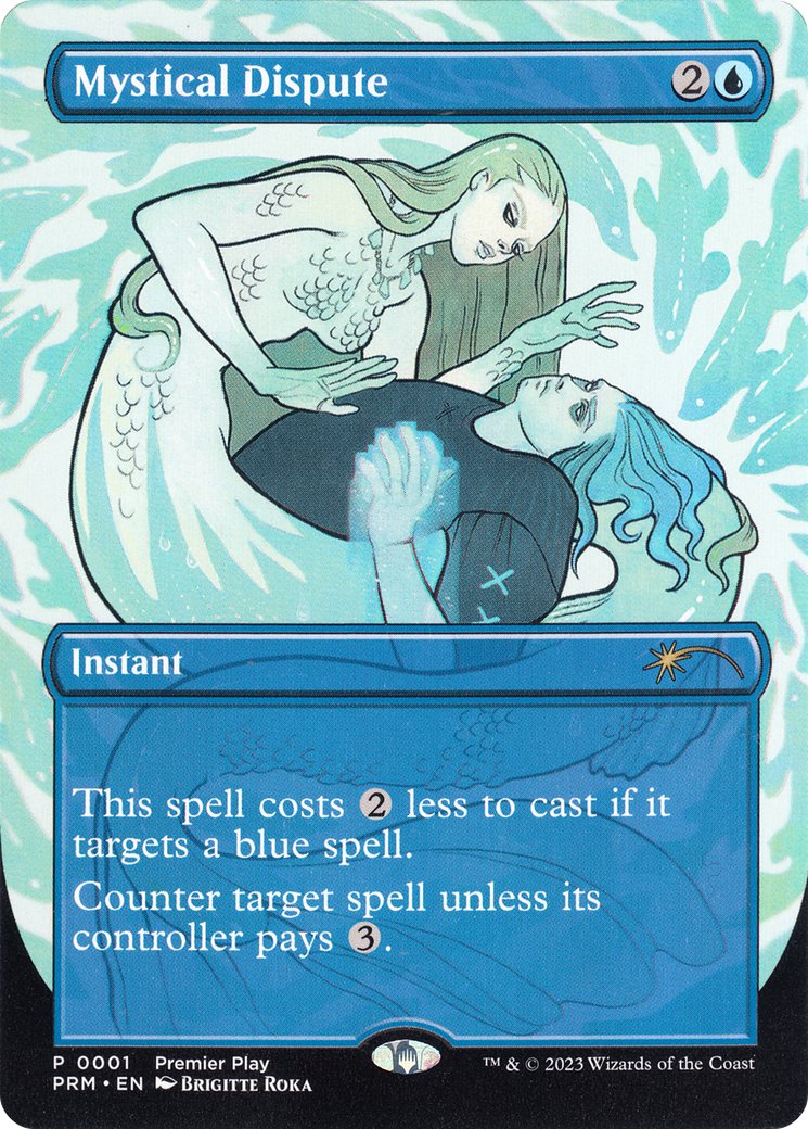 Image of Mystical Dispute (Borderless Alternate Art) [Regional Championship Qualifiers 2023]