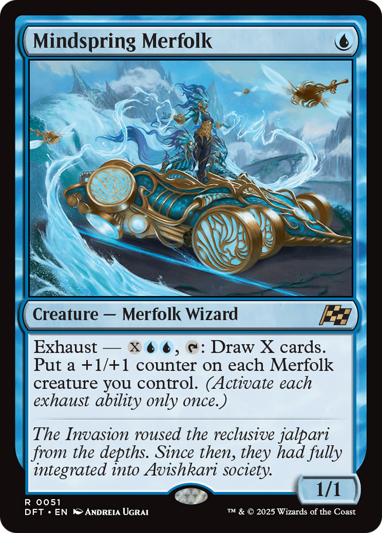 Image of Mindspring Merfolk [Aetherdrift]