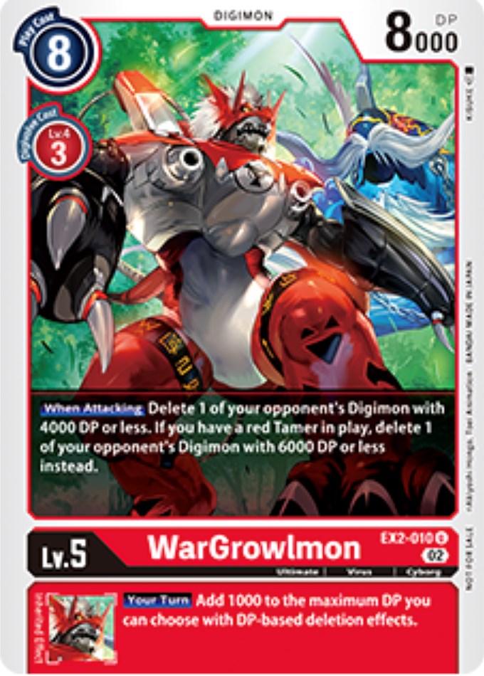 Image of WarGrowlmon [EX2-010] (Tamer Party Vol. 6 Promo) [Digital Hazard Promos]