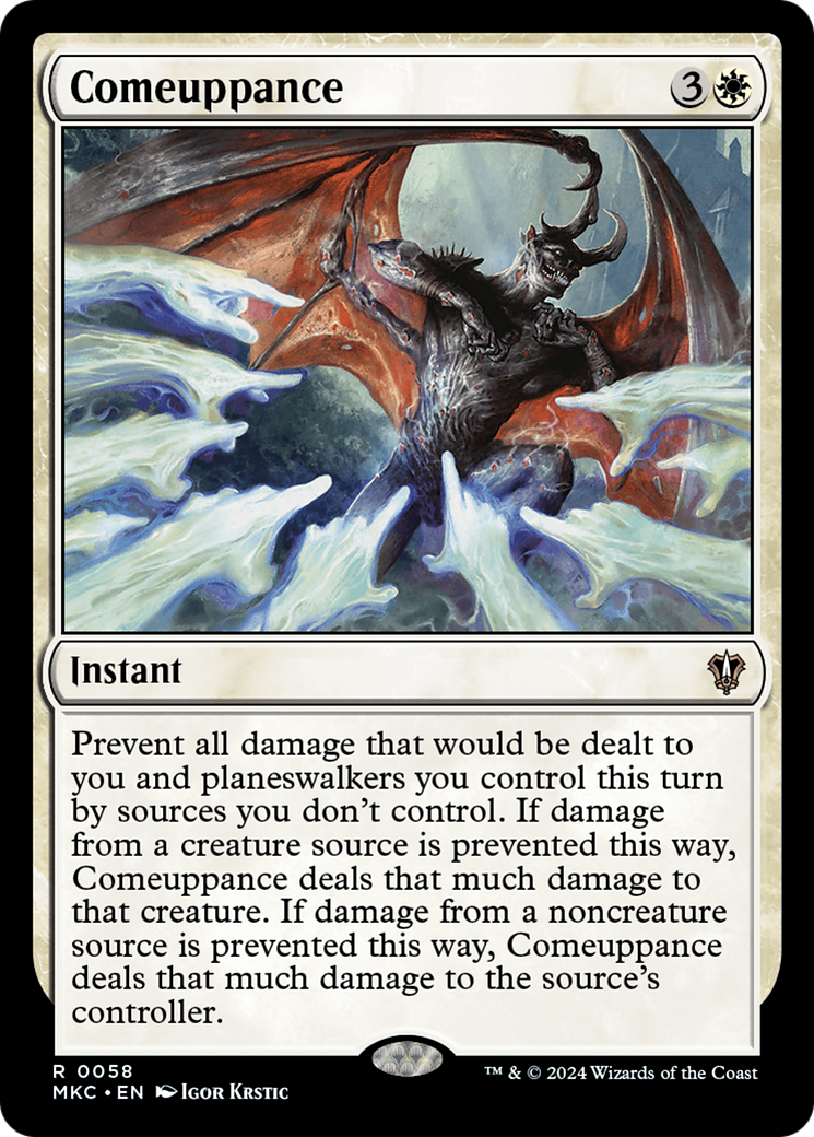 Image of Comeuppance [Murders at Karlov Manor Commander]