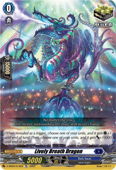 Image of Lively Breath Dragon (D-SS03/013) [Stride Deckset -Chronojet-]