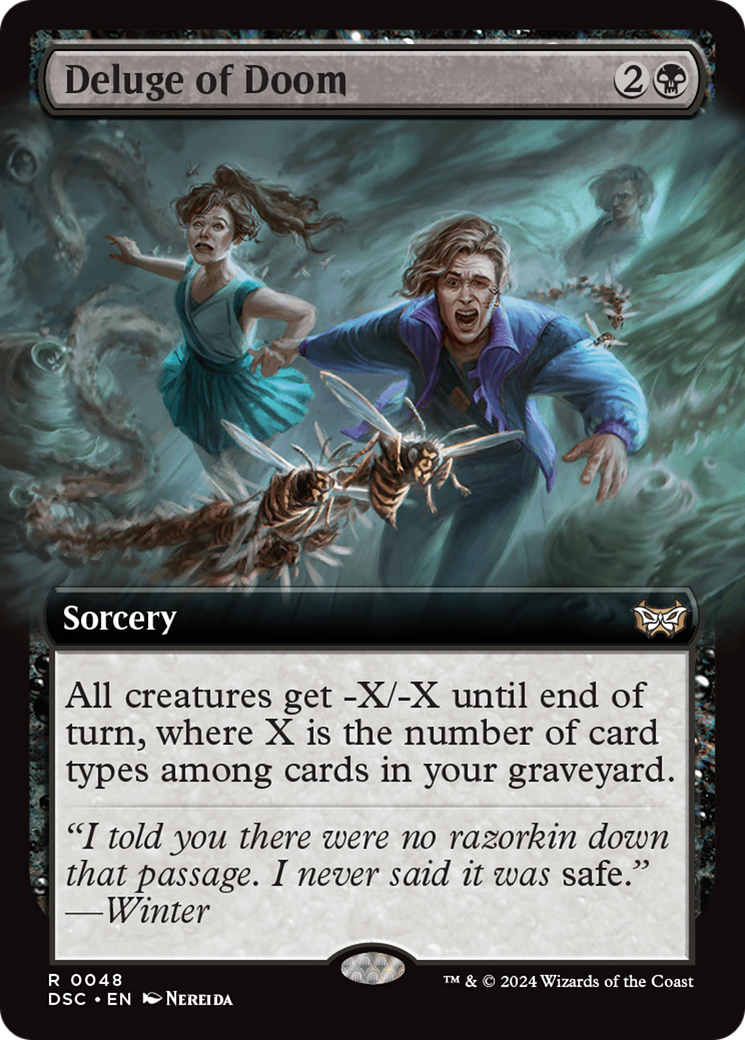 Image of Deluge of Doom (Extended Art) [Duskmourn: House of Horror Commander]