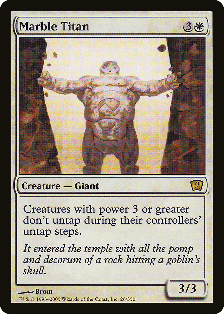 Image of Marble Titan [Ninth Edition]