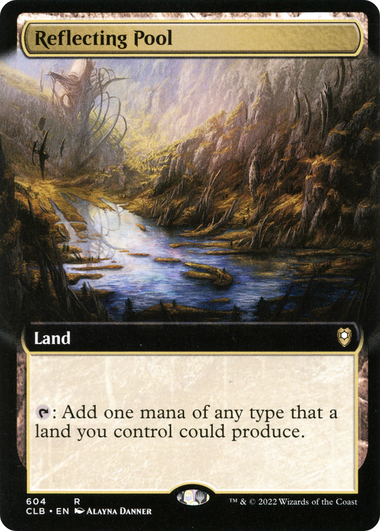 Image of Reflecting Pool (Extended Art) [Commander Legends: Battle for Baldur's Gate]