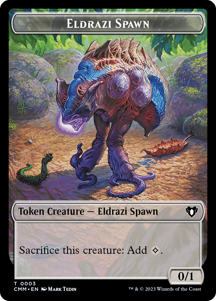 Image of Eldrazi Spawn Token [Commander Masters Tokens]