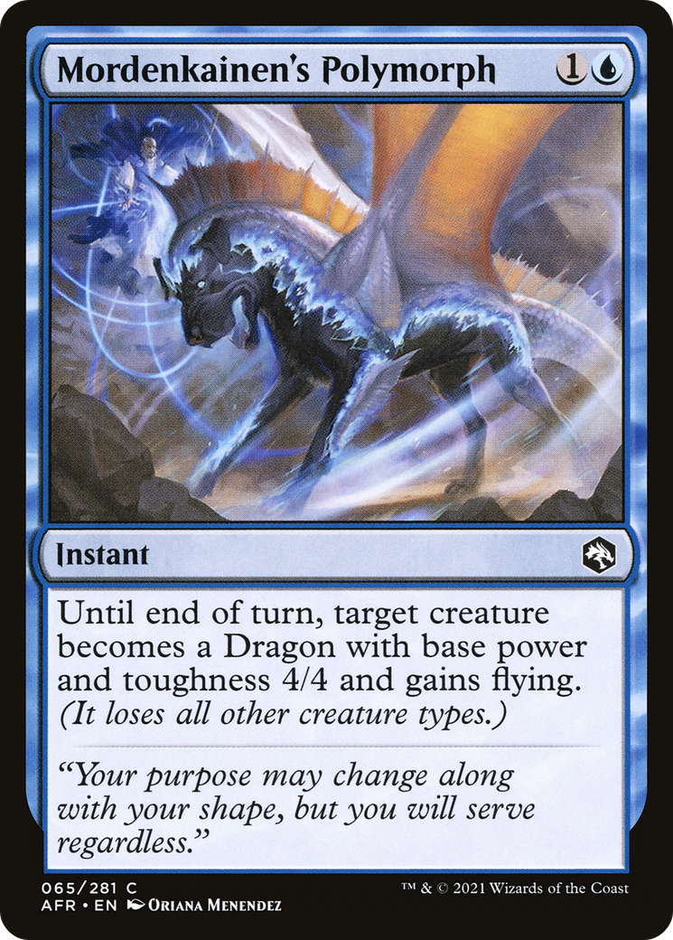 Image of Mordenkainen's Polymorph [Dungeons & Dragons: Adventures in the Forgotten Realms]