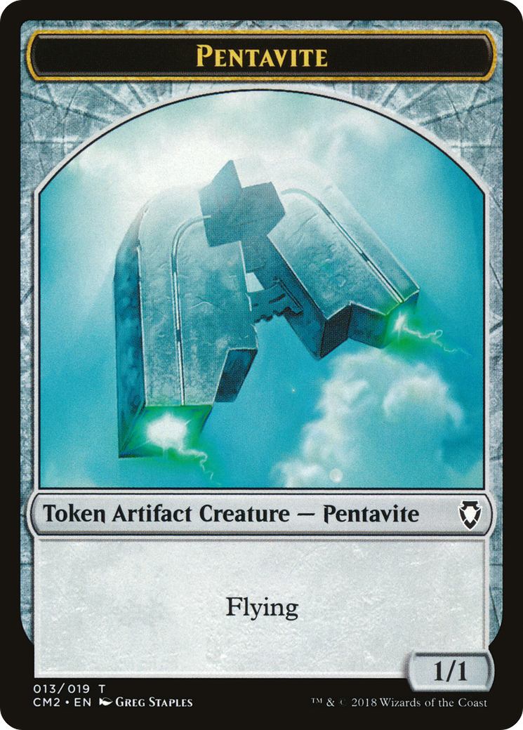 Image of Pentavite Token [Commander Anthology Volume II Tokens]