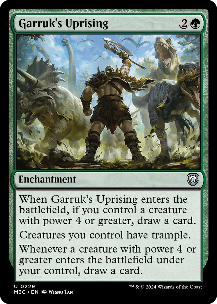 Image of Garruk's Uprising [Modern Horizons 3 Commander]