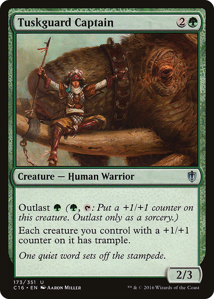 Image of Tuskguard Captain [Commander 2016]