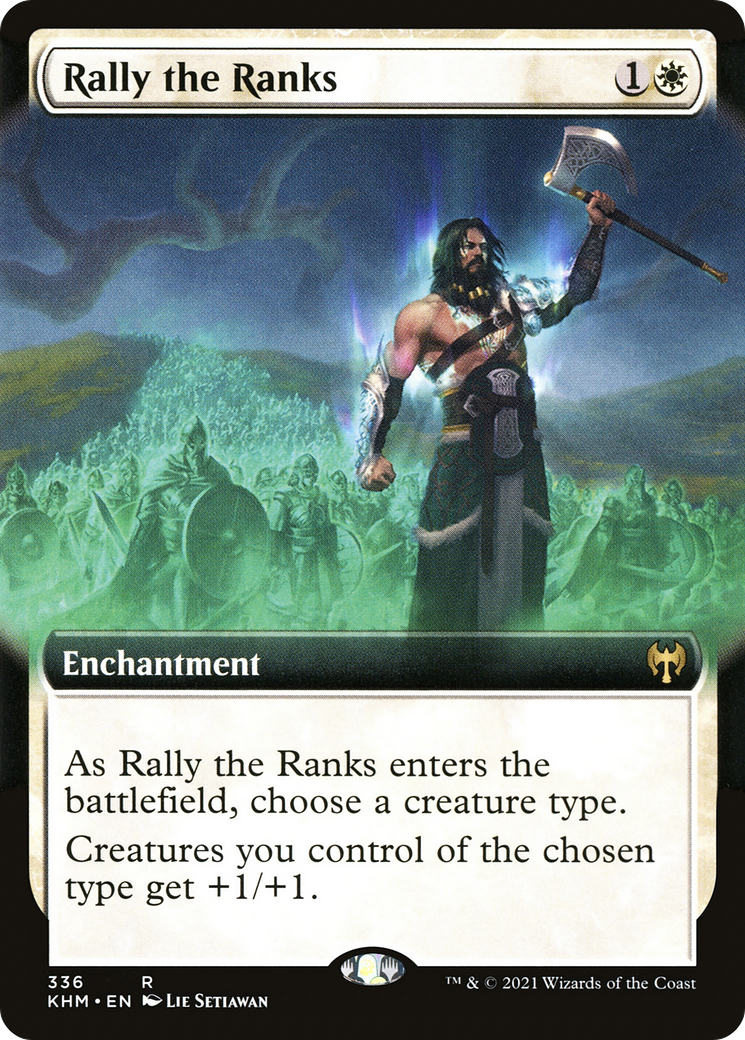 Image of Rally the Ranks (Extended Art) [Kaldheim]