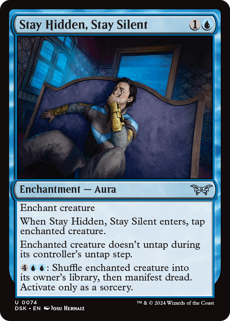 Image of Stay Hidden, Stay Silent (0074) [Duskmourn: House of Horror]