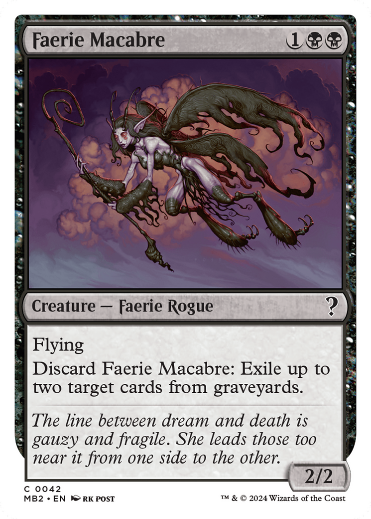 Image of Faerie Macabre (White Border) [Mystery Booster 2]