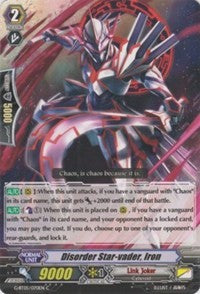 Image of Disorder Star-vader, Iron (G-BT05/070EN) [Moonlit Dragonfang]