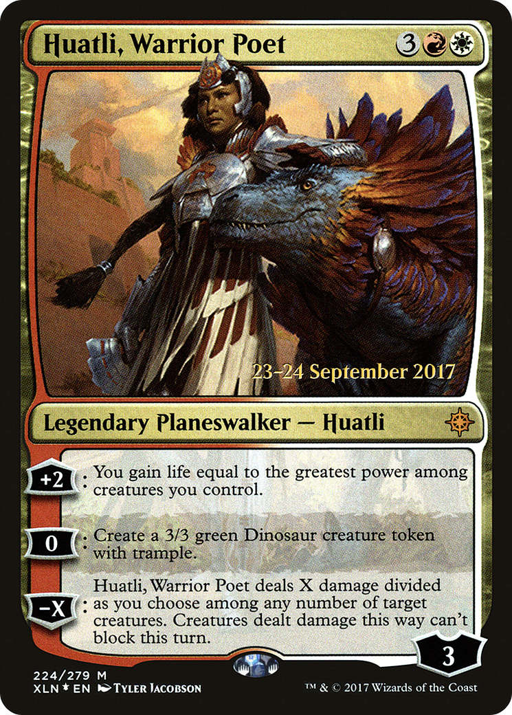 Image of Huatli, Warrior Poet [Ixalan Prerelease Promos]