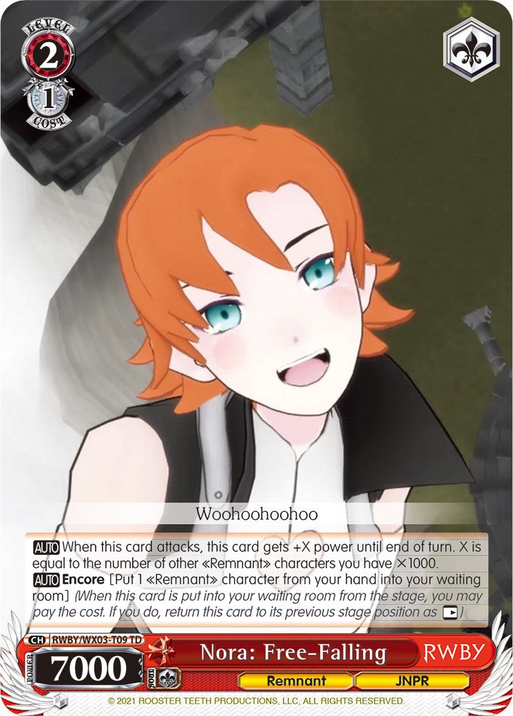 Image of Nora: Free-Falling (RWBY/WX03-T09 TD) [RWBY]
