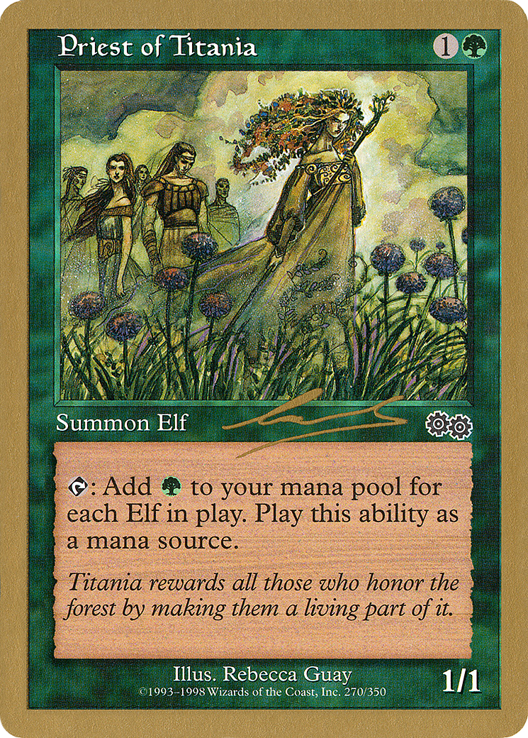 Image of Priest of Titania (Nicolas Labarre) [World Championship Decks 2000]