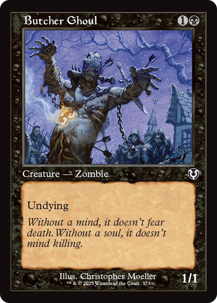 Image of Butcher Ghoul (Retro Frame) [Innistrad Remastered]