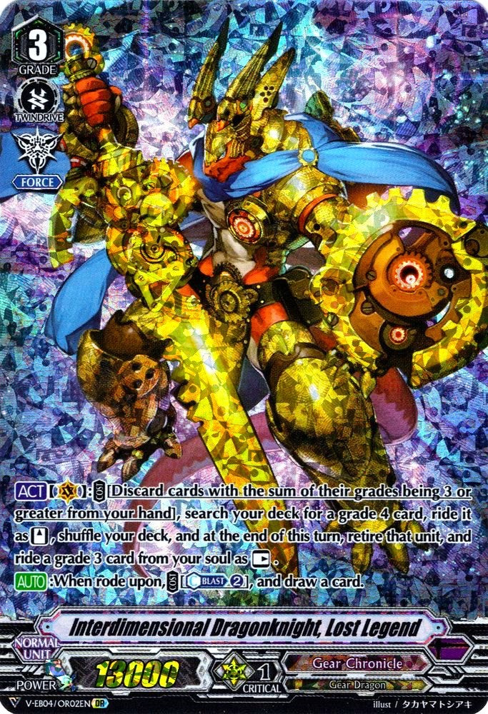 Image of Interdimensional Dragonknight, Lost Legend (V-EB04/OR02EN) [The Answer of Truth]
