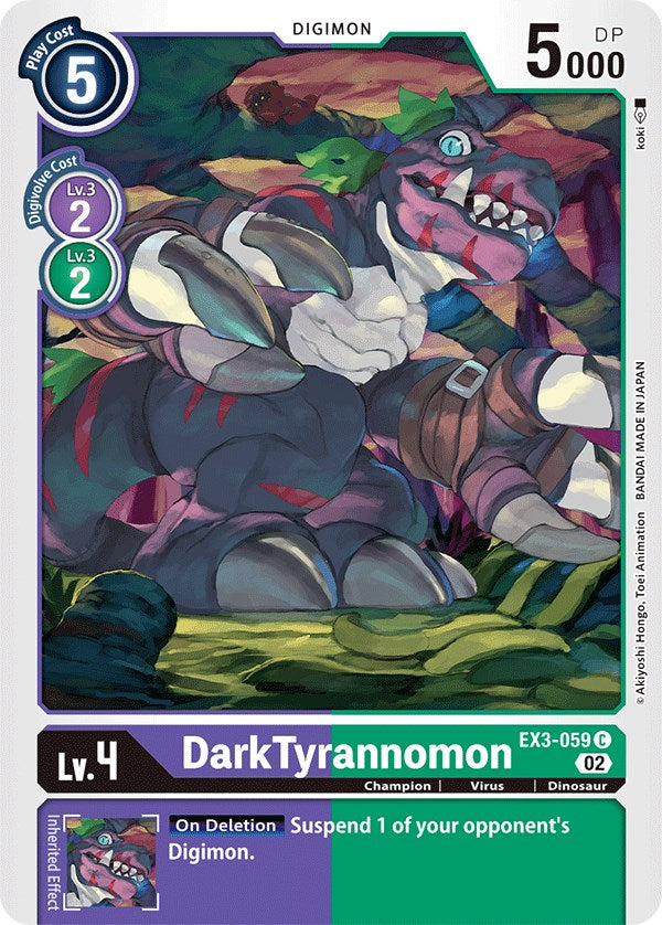 Image of DarkTyrannomon [EX3-059] [Draconic Roar]