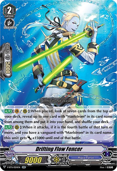 Image of Drifting Flow Fencer (V-BT11/024EN) [Storm of the Blue Cavalry]