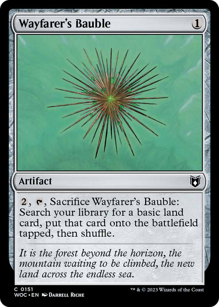 Image of Wayfarer's Bauble [Wilds of Eldraine Commander]
