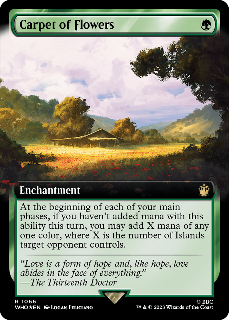 Image of Carpet of Flowers (Extended Art) (Surge Foil) [Doctor Who]