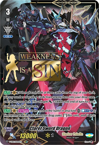 Image of Claret Sword Dragon (V-EB12/SSR01EN) [Team Dragon's Vanity]