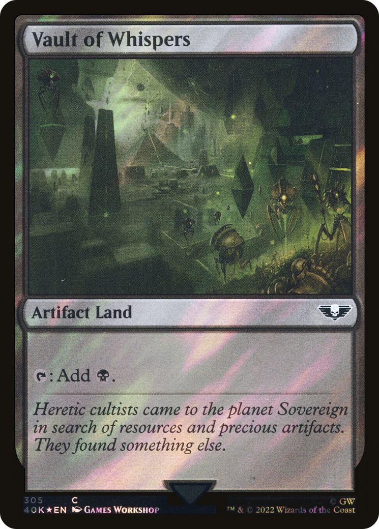 Image of Vault of Whispers (Surge Foil) [Warhammer 40,000]
