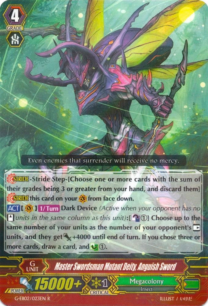 Image of Master Swordsman Mutant Deity, Anguish Sword (G-EB02/023EN) [The AWAKENING ZOO]