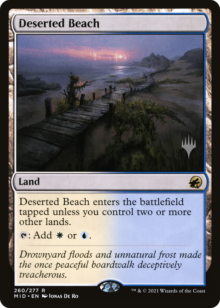 Image of Deserted Beach (Promo Pack) [Innistrad: Midnight Hunt Promos]