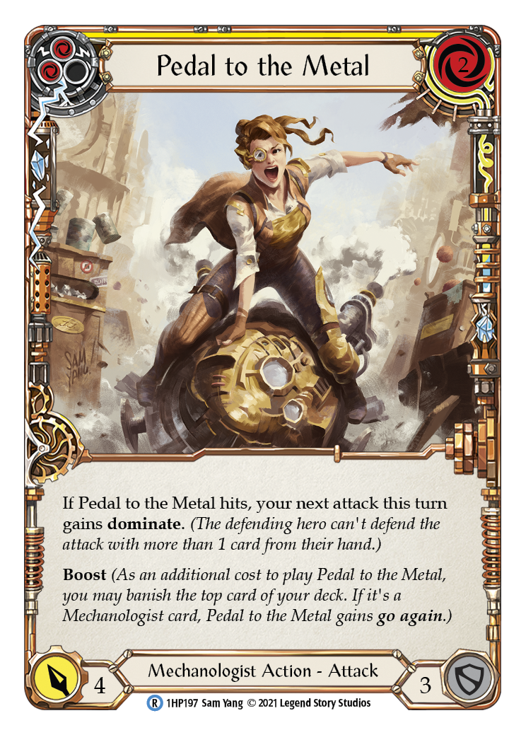Image of Pedal to the Metal (Yellow) [1HP197] (History Pack 1)