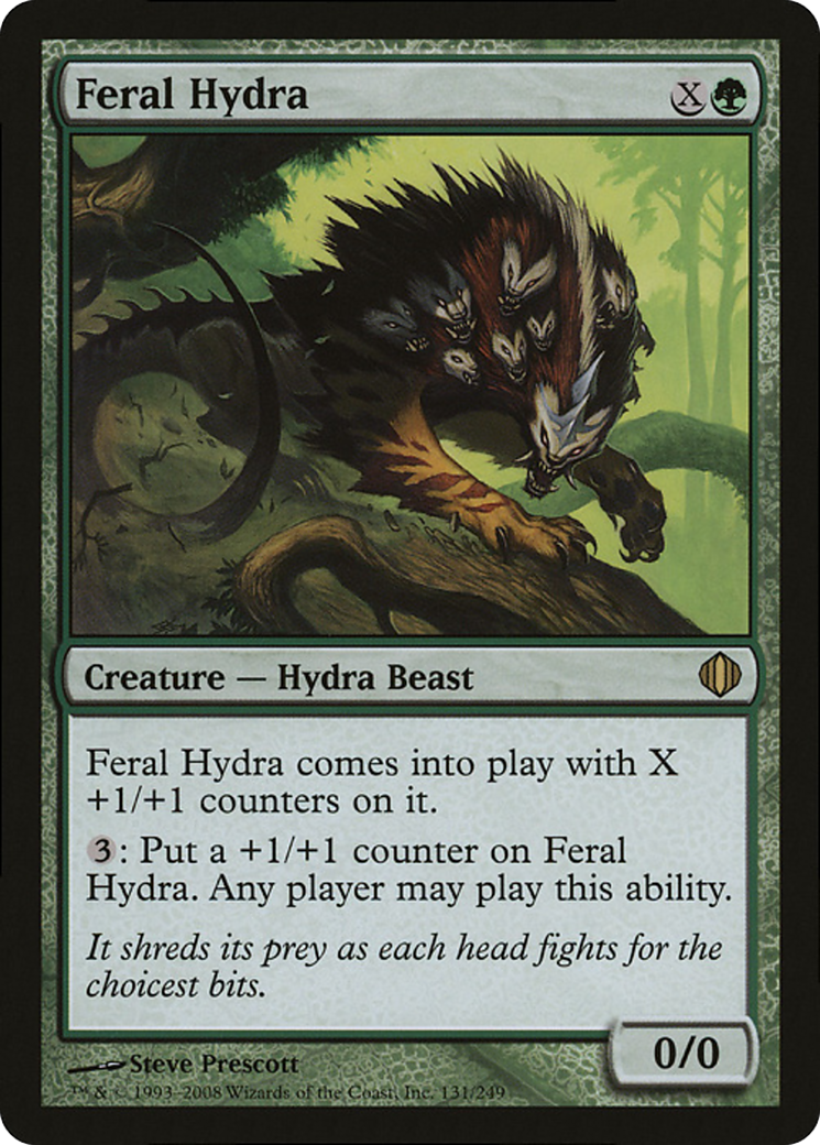 Image of Feral Hydra (Oversized) [Oversize Cards]