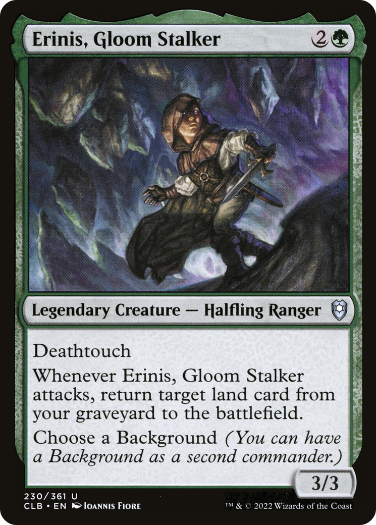 Image of Erinis, Gloom Stalker [Commander Legends: Battle for Baldur's Gate]