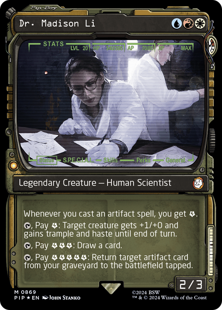 Image of Dr. Madison Li (Showcase) (Surge Foil) [Fallout]