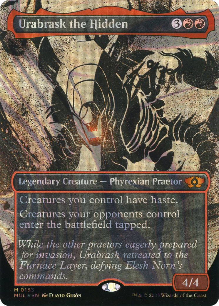 Image of Urabrask the Hidden (Halo Foil) [Multiverse Legends]